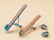 43650 Auhagen Set of 2 Conveyor belts & 2 car trailers